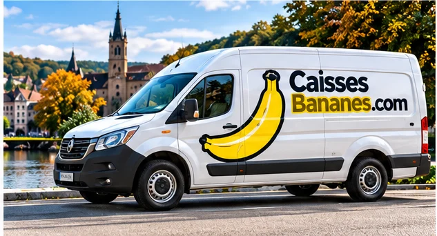 Camionnette de livraison CaissesBananes
